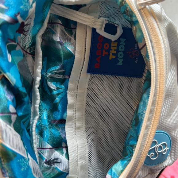 Baboon To The Moon Fanny Pack - White - Picture 2 of 4